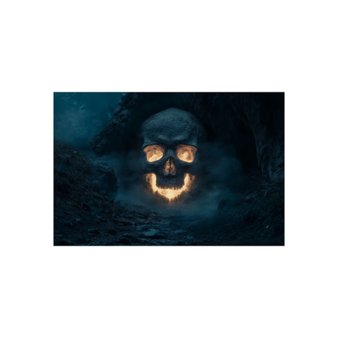 Skull Gate Illuminates Glowing Valley