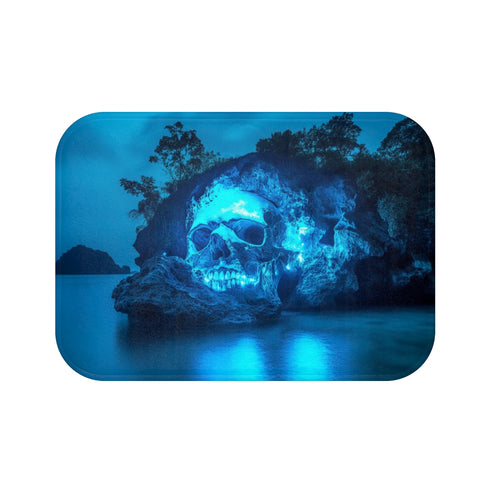Skull Island Bioluminescent Bath Mat