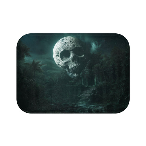 Skull Moon Jungle Ruins Bathmat