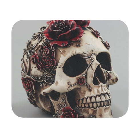 Skull & Rose Gothic Mouse Pad