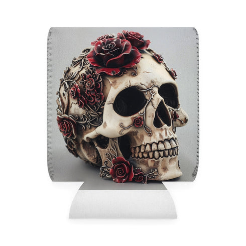 Skull & Roses Can Cooler