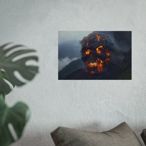 Skull-Shaped Volcano: Nature's Eerie Wonder