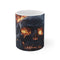 Skull Volcano Coffee Mug Design