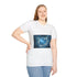 Sky Cracked Open by Thunder God Graphic Unisex Softstyle T-Shirt - Model View