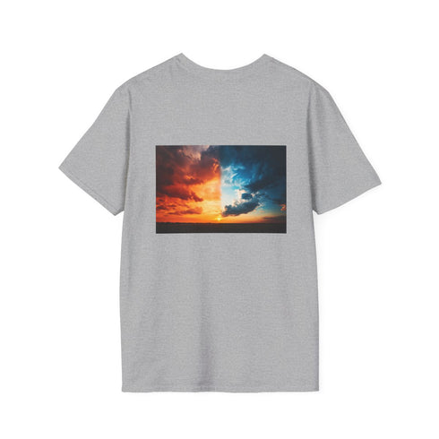 Sky Day Night Split T-shirt