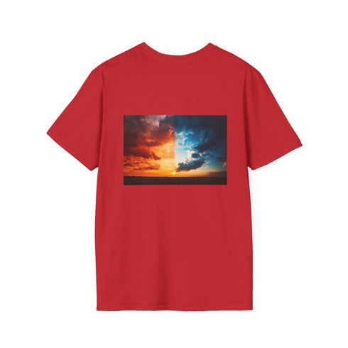 Sky Day Night Split T-shirt