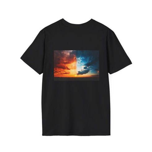 Sky Day Night Split T-shirt