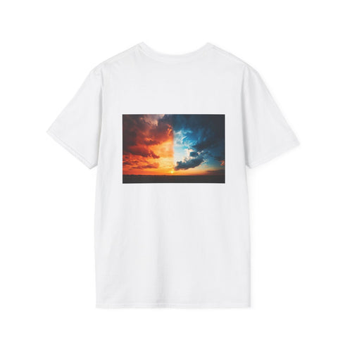 Sky Day Night Split T-shirt