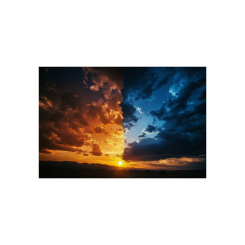 Sky Divided: Day and Night