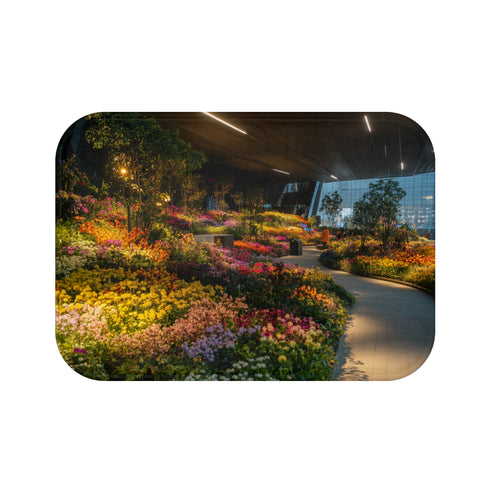 Sky Garden Night Blooming Bath Mat