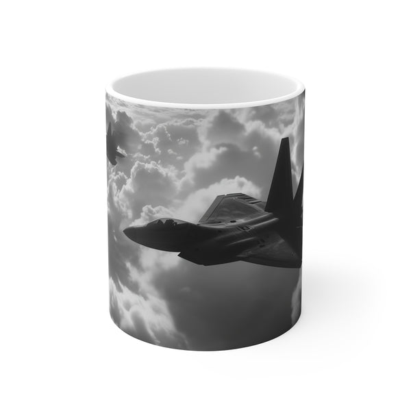 "Sky High F22 Raptor Mug"
