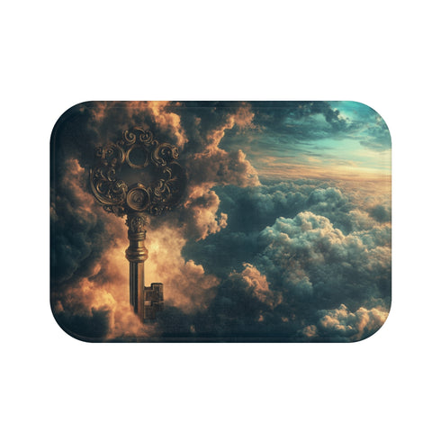 "Sky Key Ancient Bath Mat"