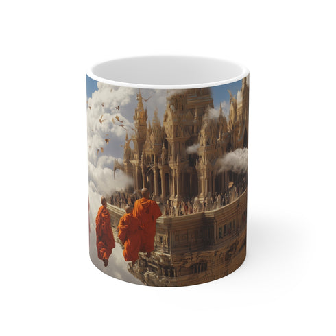 Sky Temple Monks Coffee Mug