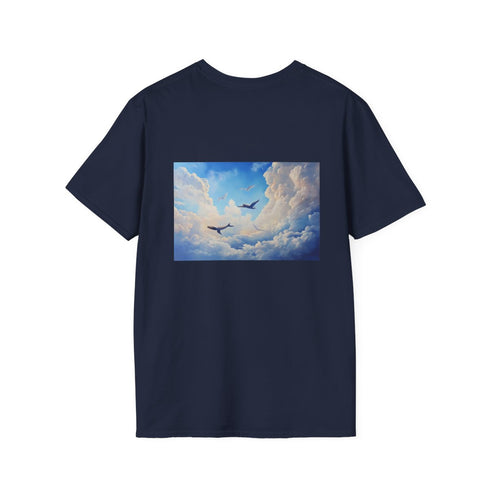 Sky Whales Grazing Clouds Shirt