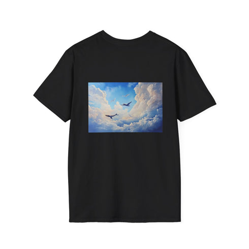 Sky Whales Grazing Clouds Shirt