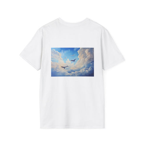 Sky Whales Grazing Clouds Shirt