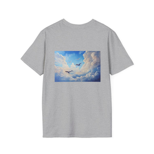 Sky Whales Grazing Clouds Shirt