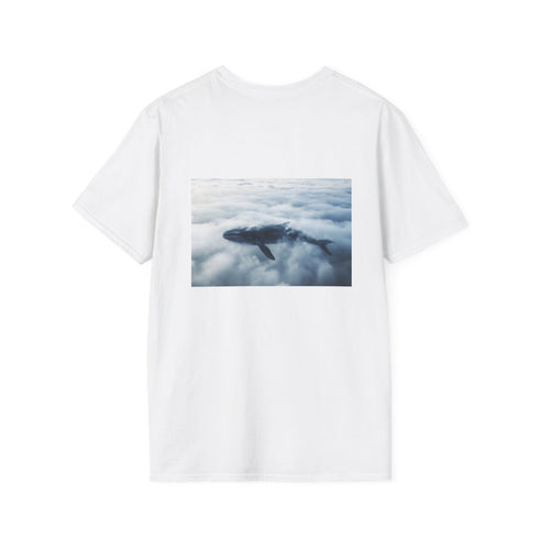 Sky Whales Grazing Clouds T-Shirt