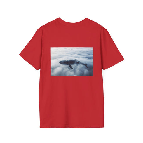 Sky Whales Grazing Clouds T-Shirt