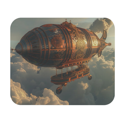 Skybound Steampunk Airship Mouse Pad