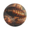 "Skybound Steampunk Airship Round Rug"