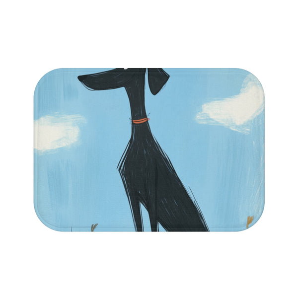 "Skybound Whippet Bath Mat"