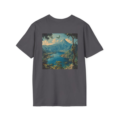 Skyline Serenity: Lake Mountain Tee