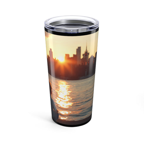 Skyline Sunset Drinking Bottle: NYC