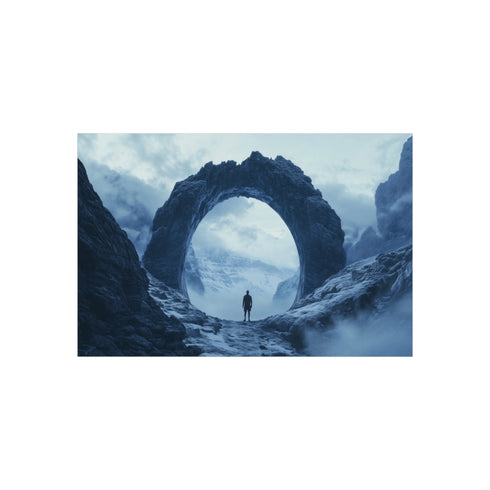 "Skyscraper Portal Mirror: Captivating Skyline"