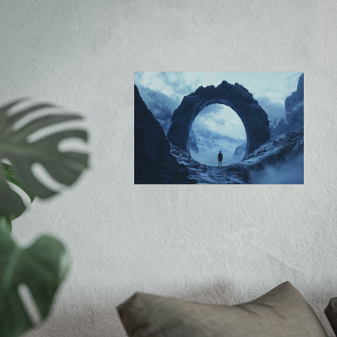 Skyscraper Portal Mirror: Captivating Skyline