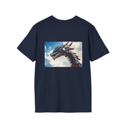 Skyward Cybernetic Dragon T-Shirt Design