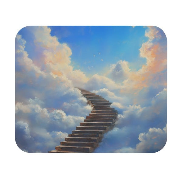 Skyward Staircase Cloud Mouse Pad