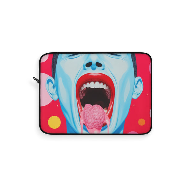"Sleek Space Explorer Laptop Sleeve"