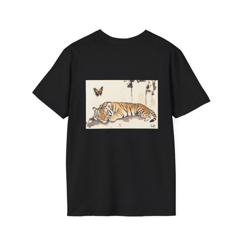 Sleeping Tiger and Butterfly Tee