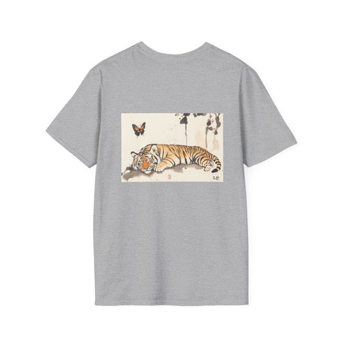 Sleeping Tiger and Butterfly Tee