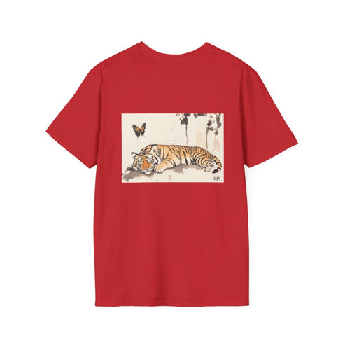 Sleeping Tiger and Butterfly Tee