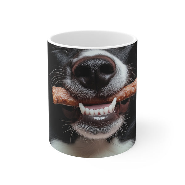 "Smiling Pup Photo Mug"