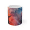 "Smoke Art Coffee Mug: Abstract Elegance"