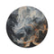 "Smoke Art Round Rug: Visionary"