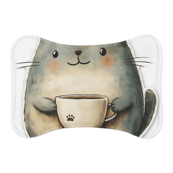 "Sneaky Chubby Kitty Peek-a-Boo Mat!"