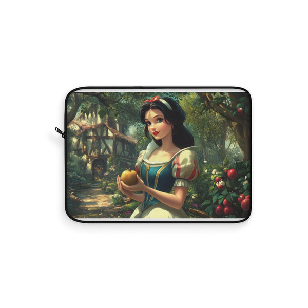 "Snow White Laptop Sleeve Enchantment"
