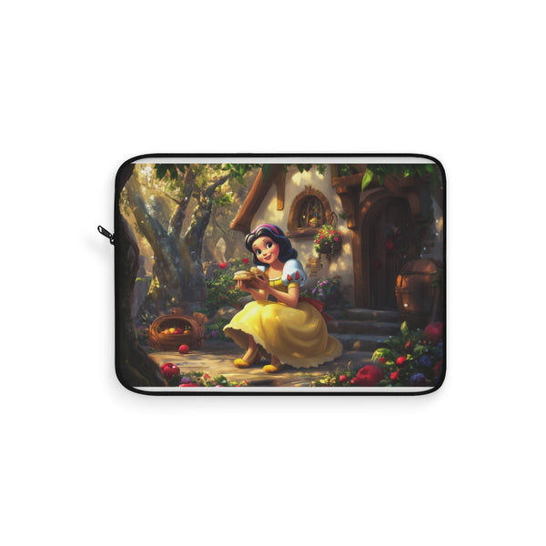 "Snow White Laptop Sleeve: Stylish Protection"