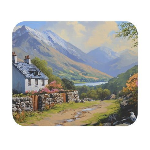 Snowdon Painted Mouse Pad A picturesque touch for your desk