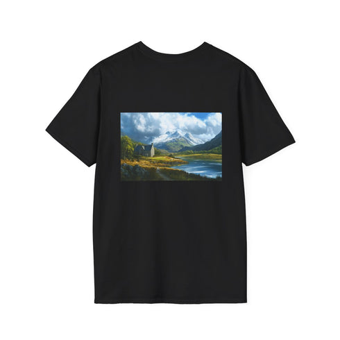 Snowdon Wales Adventure Tee: Inspired Painting