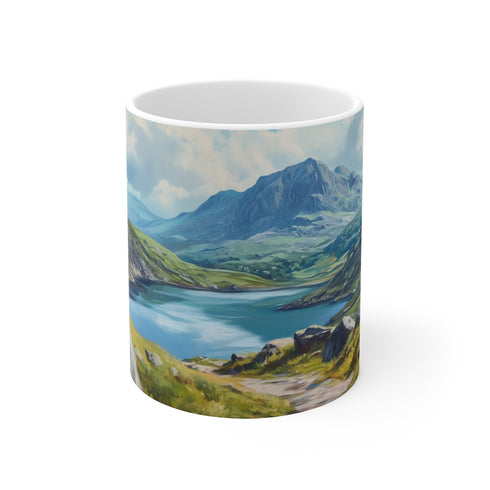 Snowdon Wales Painting Coffee Mug