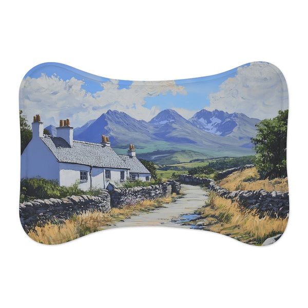"Snowdon Wales Painting Pet Mat"