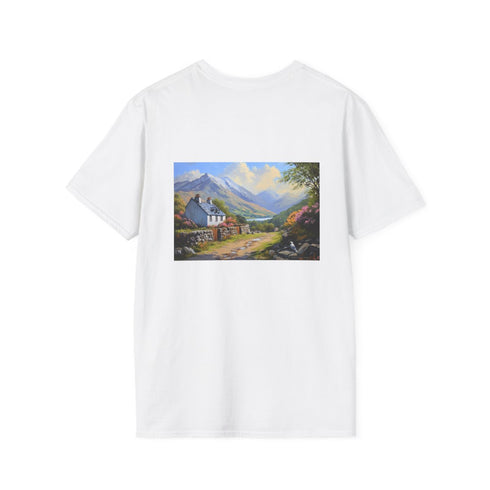 Snowdon Wales Painting T-Shirt: Majestic Mountain Majesty