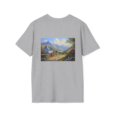 Snowdon Wales Painting T-Shirt: Majestic Mountain Majesty