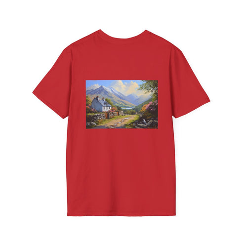 Snowdon Wales Painting T-Shirt: Majestic Mountain Majesty