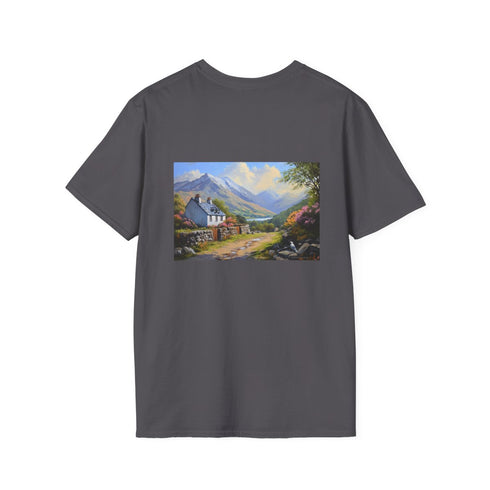 Snowdon Wales Painting T-Shirt: Majestic Mountain Majesty